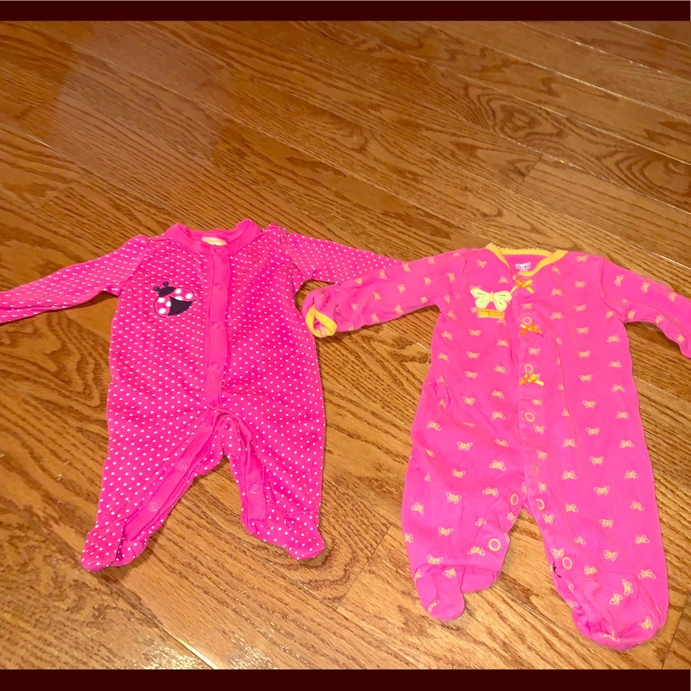 Newborn button up sleepers